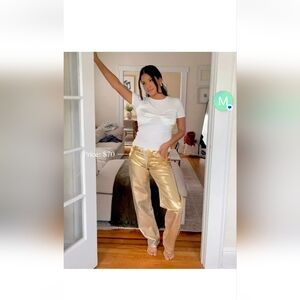 Gold Women's Pants nwt size 8